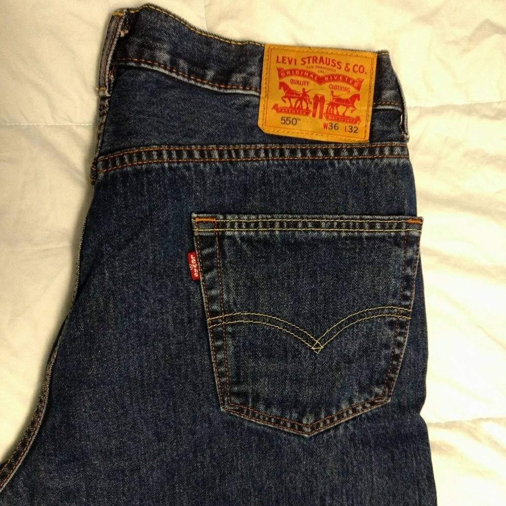 Mens Levi Strauss 550 Jeans